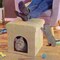 Pet Adobe Pet House Ottoman with Collapsible Multipurpose Bed and Footrest for Cat/Small Dogs (Microsuede Tan) 676140QYP - alternate 5